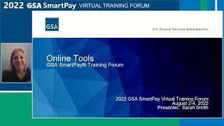 2022 GSA SmartPay Forum  GSA004  GSA SmartPay Online Tools [upl. by Erickson]