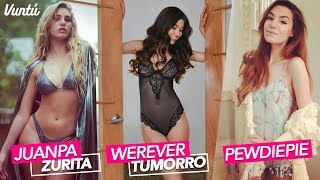 Las 10 novias más guapas de los Youtubers Por eso son tan felices los desgraciados [upl. by Delainey]