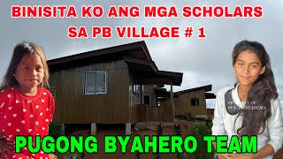 KAMUSTA NA KAYA MGA SCHOLARS SA PUGONG BYAHERO VILLAGE  1 [upl. by Nylad]