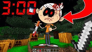 NE JAMAIS FAIRE SPAWN LINCOLN LOUD À 3H00 DU MATIN MINECRAFT [upl. by Maer418]