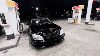 W211 E55 AMG vs W220 S55 AMG  Drifting  Racing [upl. by Esydnac]