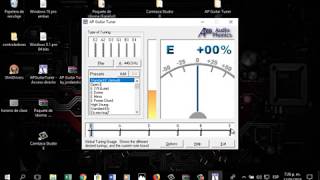 Como descargar el mejor afinador de guitarra para pc [upl. by Drue]