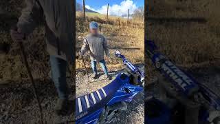 Part1  Une personne âgé pas comme les autres…🎬 miseenscene motocross enduro vieu Cette vidéo [upl. by Peppard]