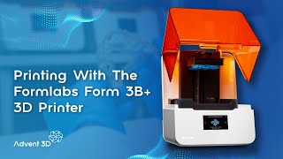 PRINTING with FORMLABS 3B 3D PRINTER [upl. by Llenrrad]