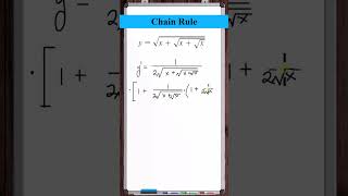 Chain Rule  ysqrtxsqrtxsqrtx [upl. by Regina958]