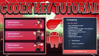 roblox codex keytutorial [upl. by Rape]