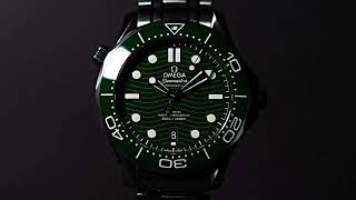 Omega Seamaster Diver 300M  Green Dial Omega [upl. by Lemkul735]