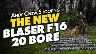 Andy Crow shoots pigeons with the NEW Blaser F16 20 Bore [upl. by Abshier]