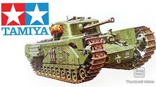 Classic Kit  Start Here Tamiya 135 Churchill MKVII Step by Step Model Tank Build Video Part 1 [upl. by Haynor]