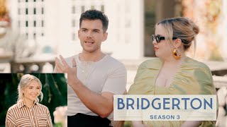 NICOLA AND LUKE SPILL THE TEA ON BEHIND THE SCENES OF BRIDGERTON SEASON 3 [upl. by Eceinert]