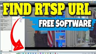 Get the RTSP URL for IP cameras  FREE SOFTWARE [upl. by Ihcas928]