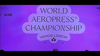 Lisbon  World Aeropress Championship [upl. by Granlund]