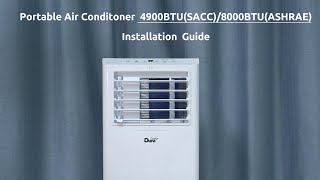 Perfectly Handle Portable Air Conditioner Installation Guide for Small Rooms [upl. by Aekal]