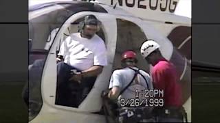 Helicopters amp Linemen Install OPGW Fiber Optics On Transmission Towers NCA 1999 IBEW 1245 [upl. by Carhart]