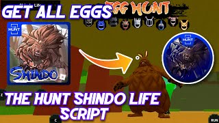 The Hunt First Edition Shindo Life Badge Script  Get All Eggs And Badge [upl. by Urd]