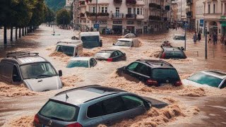 Mega disaster in Austria Huge flood drowns Tyrol [upl. by Malorie]