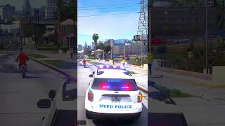 Dirtbike VS NYPD GTA 5 Lspdfr Mod 4K [upl. by Greenebaum989]