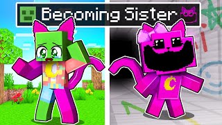 Becoming CATNAP SISTER in Minecraft [upl. by Sylvester874]