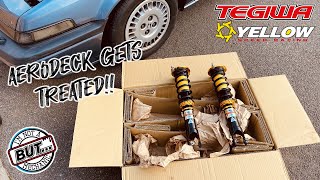 Honda Accord Aerodeck CA5 Gets Yellow Speed Coilovers [upl. by Hsoj156]