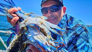 A Day full of Drama Epic Crab Fishing trip Catch and Cook [upl. by Marfe]