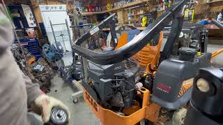 How to change oil on a scag tiger cat 2 with a Kawasaki scag kawasaki scagnation [upl. by Cheney]