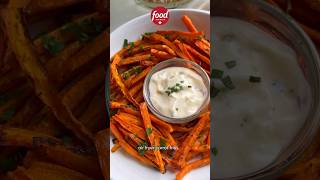 Quick and Easy Air Fryer Carrot Fries 🥕 airfryerrecipe [upl. by Yenettirb]