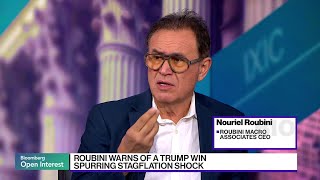 Roubini Says a Trump Win Could Cause Stagflation [upl. by Duax241]