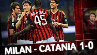 AC Milan  MilanCatania 10 Highlights [upl. by Aridatha]