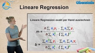 Lineare Regression  Oberstufe ★ Übung 3 [upl. by Yauqram96]