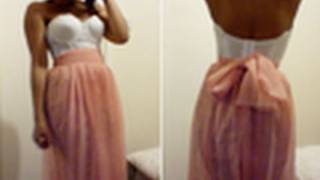 How to make a Pleated Chiffon Skirt DIY D [upl. by Isabelita985]