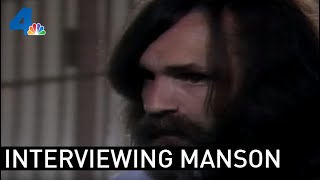 One on One Interview with Charles Manson 20 Years After His Conviction  From the Archives  NBCLA [upl. by Rastus]