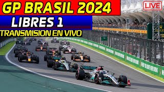 🔴F1 DIRECTO GP BRASIL LIBRES 1  TRANSMISION EN VIVO REACCIONANDO en VIVO Righs Speed [upl. by Dean]