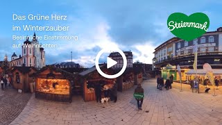 360° Adventkalender  23  Adventmarkt in Mariazell [upl. by Ihcego]