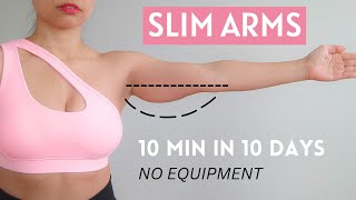 SLIMMER ARMS IN 10 DAYS extreme arm burn bra bulge armpit fat [upl. by Atiuqat560]