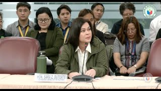 LIVESTREAM VP Sara Duterte attends the hearing of the House of Representatives on her public funds [upl. by Zaneski426]