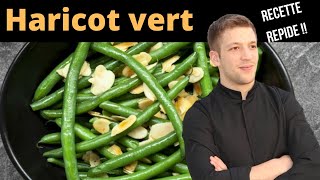 Recette HARICOT VERT [upl. by Aiekram635]