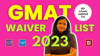 List of MBA programs that do not need GMATGRE for Fall 2023 [upl. by Gavrilla]