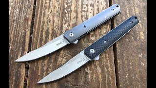 The Boker Mini Kwaiken Pocketknife in Ti and Carbon Fiber The Full Nick Shabazz Review [upl. by Toney]