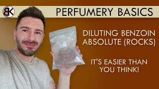 Perfumery Basics Diluting Benzoin Absolute  Its Pretty Easy [upl. by Ecirtnahs]