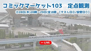 ②【LIVE生中継】C103・コミックマーケット待機列を定点観測【コミケ冬コミ】 [upl. by Sinclare]