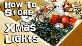 How to store your Christmas Lights  Life hack [upl. by Waylen]