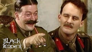 Exclusive Outtakes from Blackadder Goes Forth  Blackadder  BBC Comedy Greats [upl. by Nosrettap]