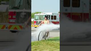 Brave man Vs a firehose [upl. by Conlen]