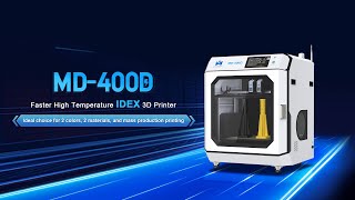 Unveil New IDEX MD400D Hyper Speed with up to 350° by 400400400 mm [upl. by Ennairak]