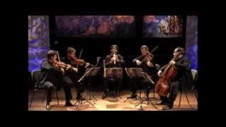 Mozart Clarinet Quintet KV 581 Quatuor Debussy Romain Guyot  2Larghetto [upl. by Elatsyrc]