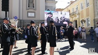 quotCzarna Madonnoquot pod Ostrą Bramą w Wilnie  Orkiestra Dęta OSP Sejny [upl. by Ennairol]