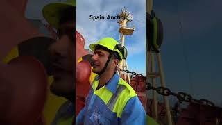 Ship mein oil fill krne se phle Mila Anchor🛳️☠️🗿 spain explore ship shortvideo [upl. by Aalst]