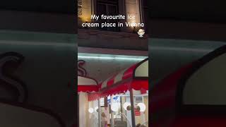 Tichy is a must visit when you are in Vienna in summer 🍨 icecream vienna summer night [upl. by Neelram168]