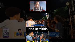 Demitido  Neo Vs Maria Semifinais Batalha da Aldeia freestyle batalhaderima batalhadaaldeia [upl. by Drobman]