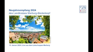 Neujahrsempfang des Landkreises MarburgBiedenkopf – Live aus dem Lokschuppen in Marburg [upl. by Stoneham]